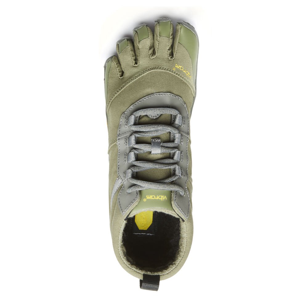 Vibram Five Fingers Womens Running Shoes - Olive - V-Trek Insulated - 03625-KLTX